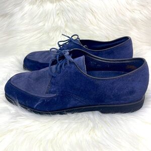 Hush Puppies, Blue Suede, size 7.5
